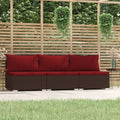 3-Seater Sofa Brown