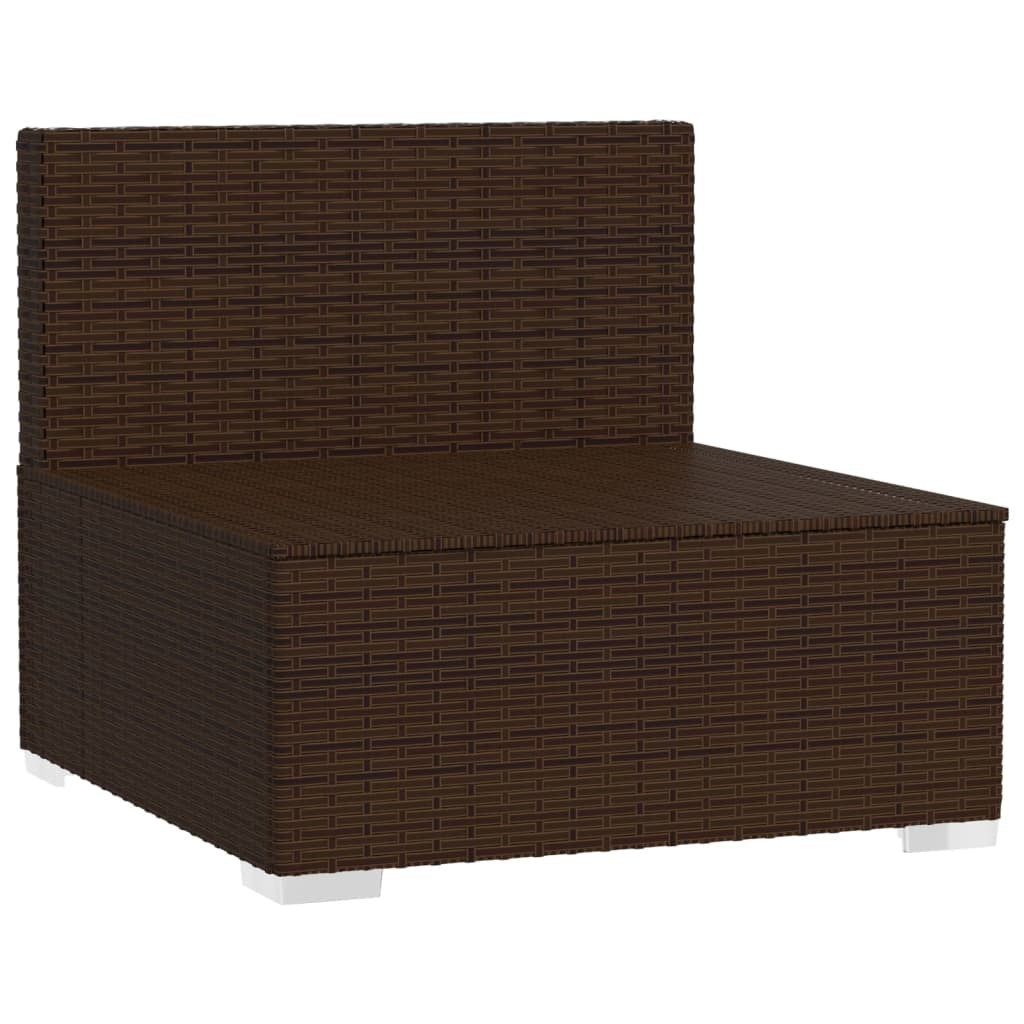 3-Seater Sofa Brown
