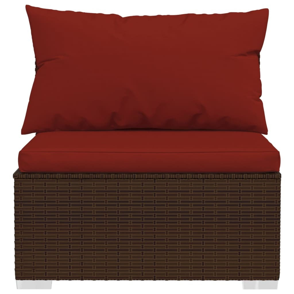 3-Seater Sofa Brown