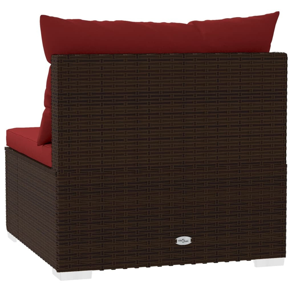 3-Seater Sofa Brown