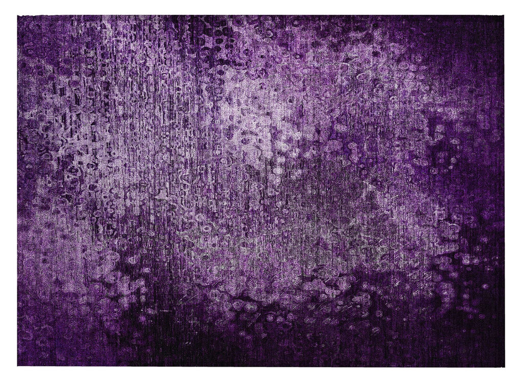 2' X 3' Purple Washable Non Skid Indoor Outdoor Area Rug