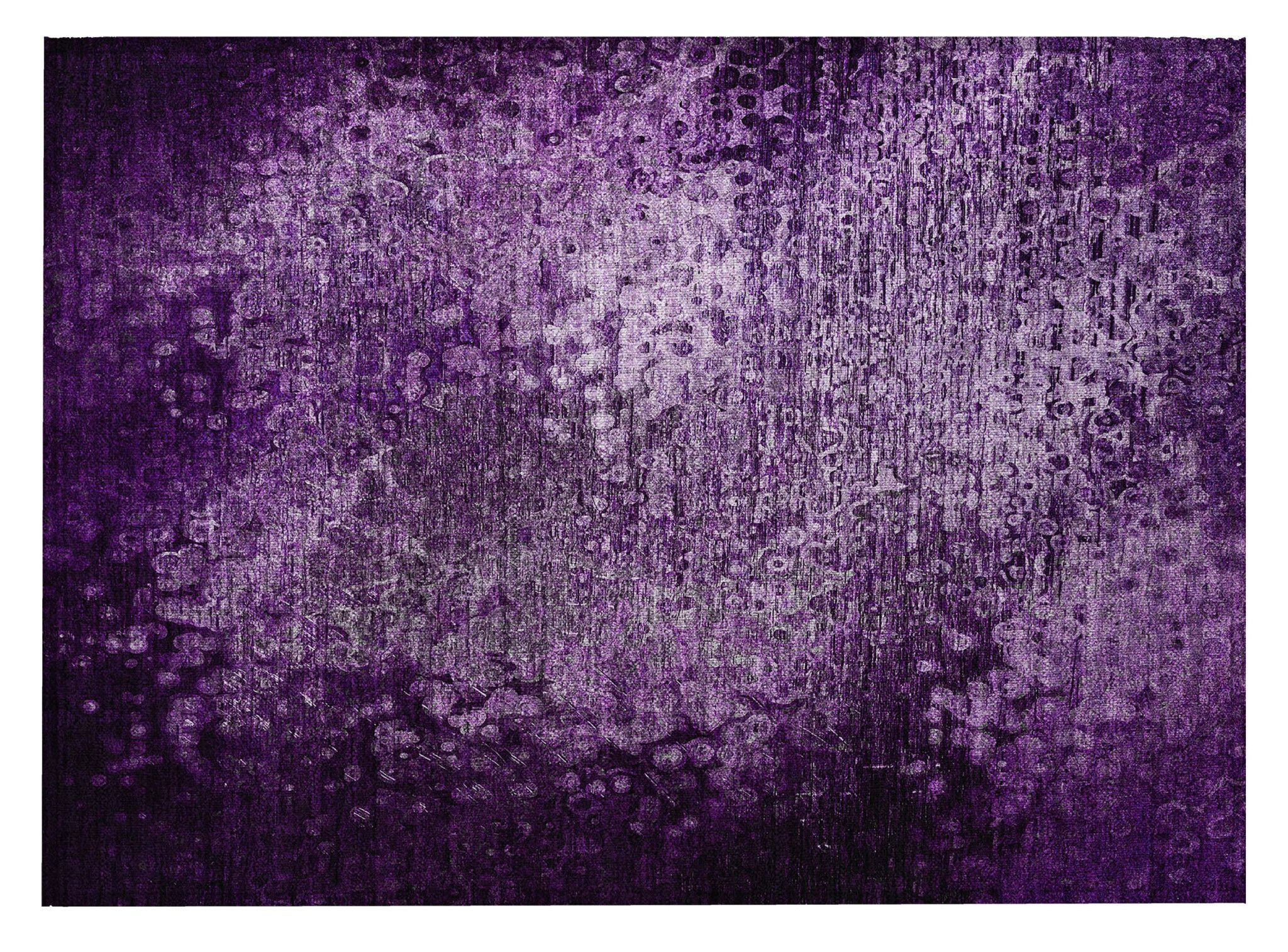 2' X 3' Purple Washable Non Skid Indoor Outdoor Area Rug