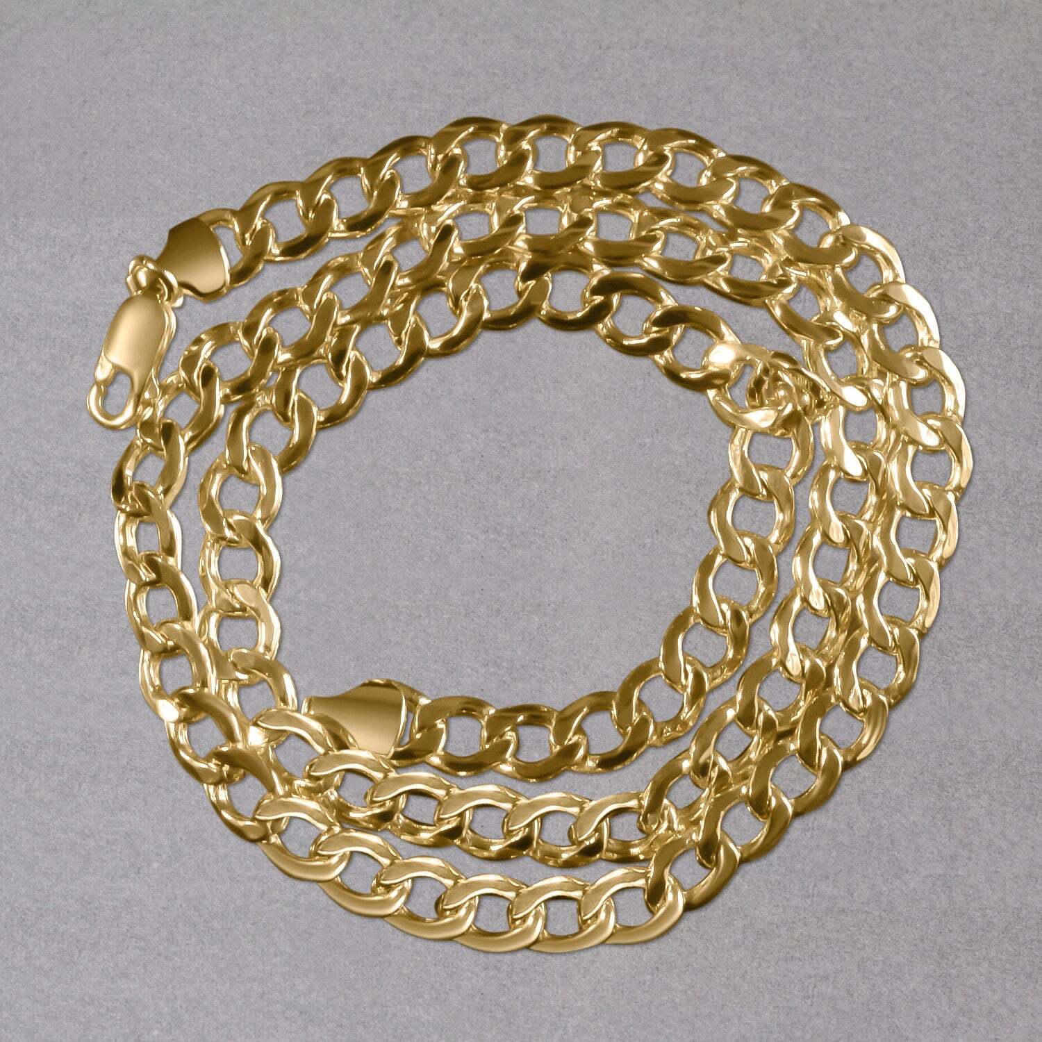 14k Yellow Gold Curb Chain (6.20 mm)