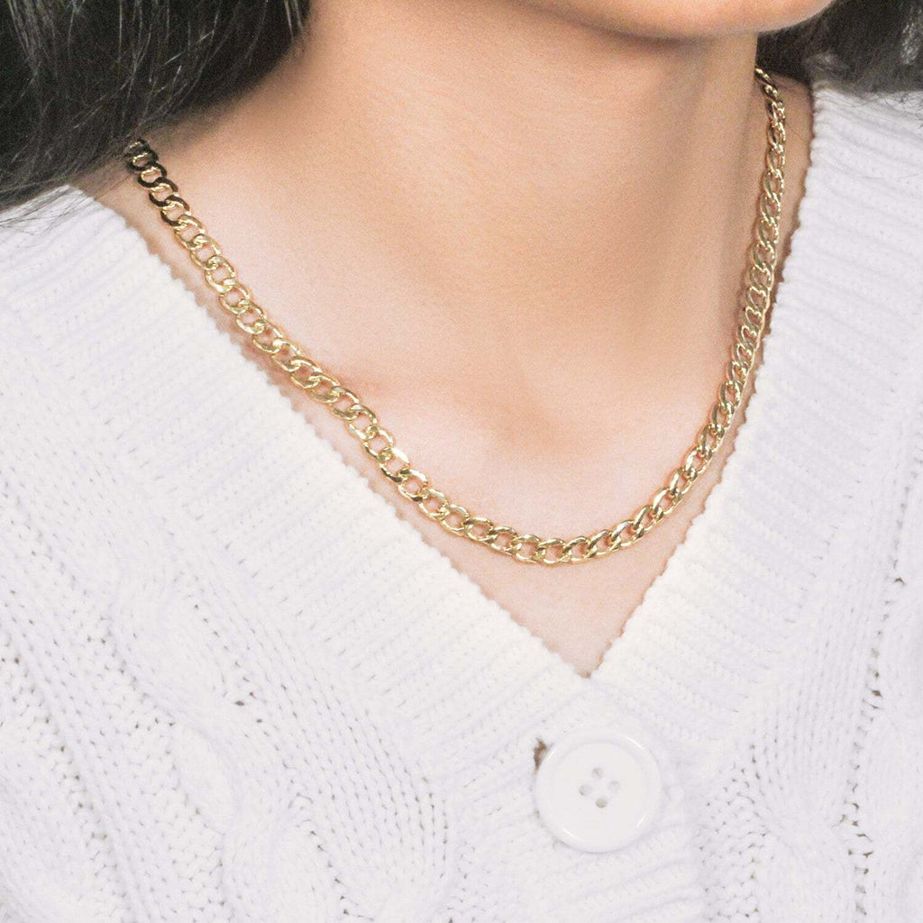 14k Yellow Gold Curb Chain (6.20 mm)