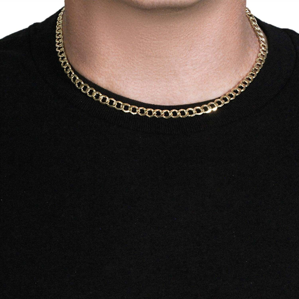 14k Yellow Gold Curb Chain (6.20 mm)