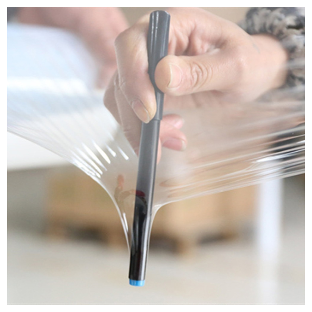 18" x 1000' 80 Gauge 4 Rolls Pallet Wrap Stretch Film Hand Shrink Wrap 1000FT